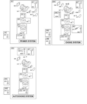 B&S - 12â  126T02-3281-B1 D - Carburador de la marca Stihl
