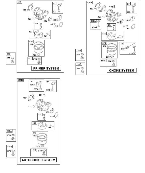 B&S - 12â  126T02-6281-H1 D - Carburador de la marca Stihl