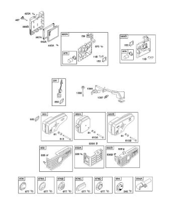 B&S - 12â  12F802-1360-01 A - Depurador de aire, sistema de escape de la marca Stihl