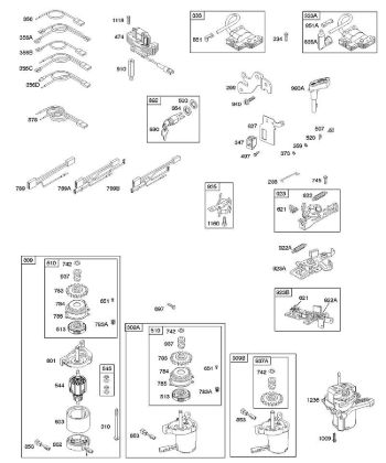 B&S - 12â  12F807-1310-01 B - Alternador, arranque eléctrico, sist. eléctrico, freno volante, encendido de la marca Stihl