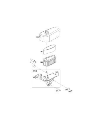 B&S - 12â  12Q902-0154-B1 A - Filtro de aire de la marca Stihl