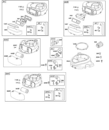 B&S - 21â  217802-0130-B1 A - Depurador de aire, carcasa de ventilador de la marca Stihl