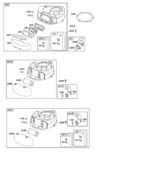 B&S - 21â  21B807-0668-B1 A - Depurador de aire, carcasa de ventilador de la marca Stihl
