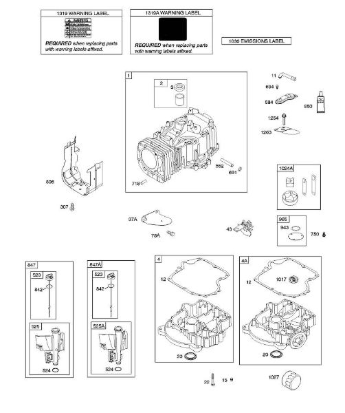 B&S - 21â  21R602-0002-H1 F - Cilindro, cárter motor, lubricación, llenado de aceite de la marca Stihl