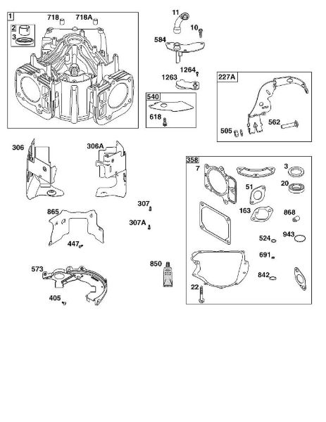 B&S - 44â  44N677-0017-B5 G - CONJUNTO DE CILINDROS de la marca Stihl