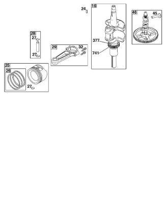 B&S - 44â  44S977-0046-G1 F - CONJUNTO DE CIGíœEí‘AL de la marca Stihl