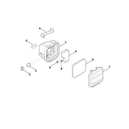 Imagen de B - Filtro de aire EVC 200.0 (EVC200-0001)
