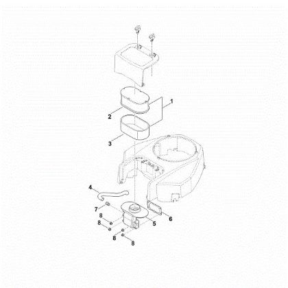 Imagen de B - Filtro de aire EVC 7000.0 (EVC7000-0001)