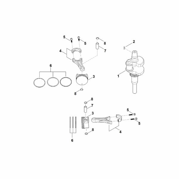 Imagen de F - Cigáeáal, pistones EVC 7000.0 (EVC7000-0001)