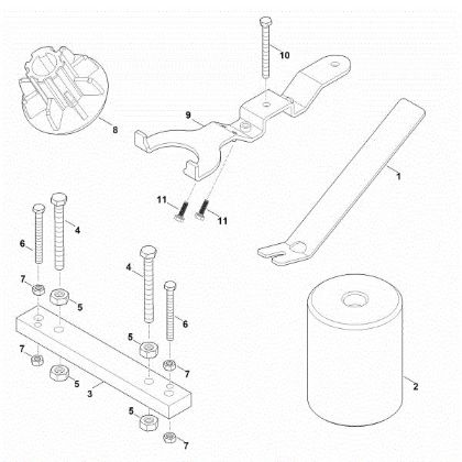 Imagen de K - Herramienta especial EVC 7000.0 (EVC7000-0001)