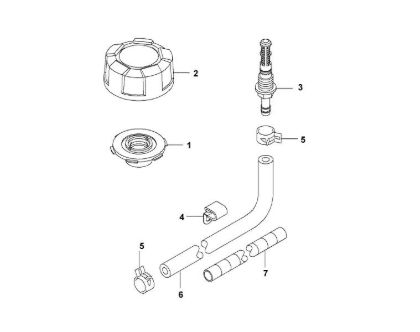 Imagen de K - Tuberà­a de combustible/ filtro FJ180V-AS51
