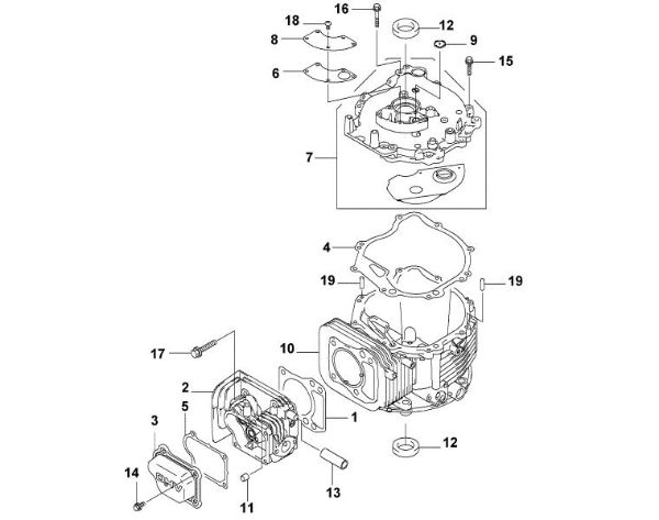 Imagen de B - Cilindro FJ180V-BS51