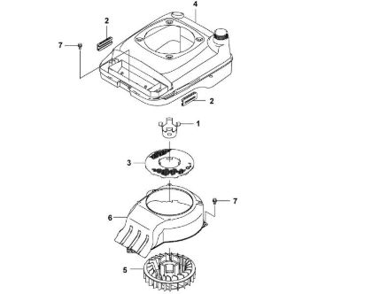 Imagen de F - Cubierta/ rotor de ventilador FJ180V-BS51