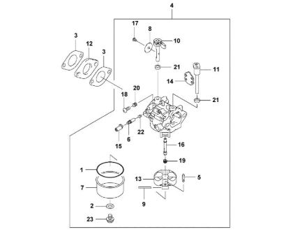 Imagen de I - Carburador FJ180V-BS51