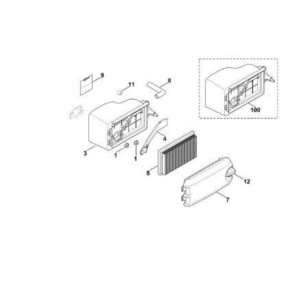 Imagen de B - Filtro de aire XT-675 (XT675-3098)