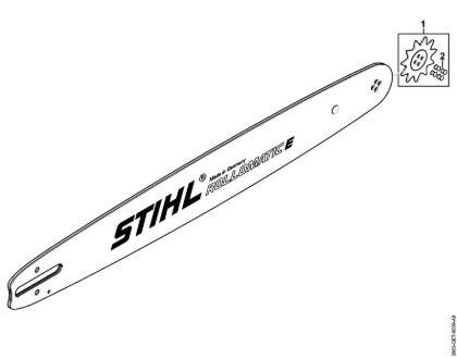 Espadas Guí­a R 35cm/14" 1,6mm/0.063" .325" Rollomatic E .325" 10 Dientes de la marca Stihl