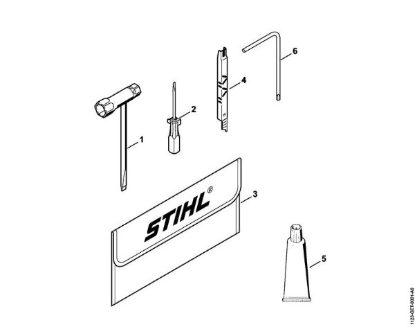Motosierras de gasolina (MS) 023 L Herramientas, Accesorios extra de la marca Stihl