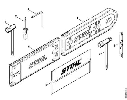 Motosierras de gasolina (MS) 034 S Herramientas, Accesorios extra de la marca Stihl