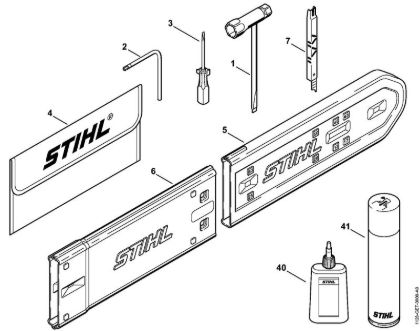 Motosierras de gasolina (MS) 046 W Herramientas, Accesorios extra de la marca Stihl