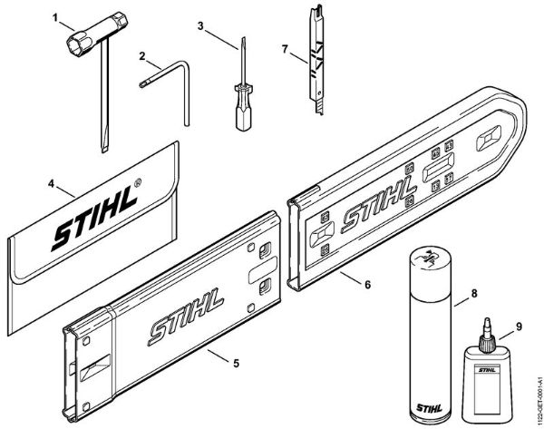 Motosierras de gasolina (MS) 066 BR Herramientas, Accesorios extra de la marca Stihl