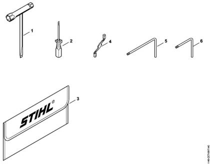 Motosierras de gasolina (MS) MS 150 C-E Herramientas, Accesorios extra de la marca Stihl