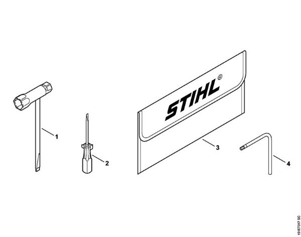 Motosierras de gasolina (MS) MS 192 C-E Herramientas, Accesorios extra de la marca Stihl