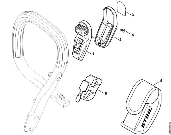 Motosierras de gasolina (MS) MS 231 Láser 2-in-1 de la marca Stihl