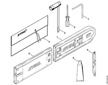 Motosierras de gasolina (MS) MS 280 C-BQ Herramientas, Accesorios extra de la marca Stihl