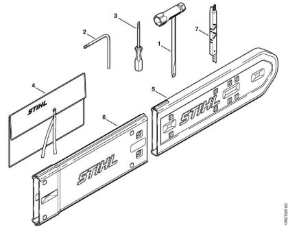 Motosierras de gasolina (MS) MS 440 Herramientas, Accesorios extra de la marca Stihl