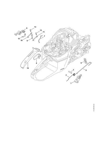 Imagen de Mecanismo del acelerador M-Tronic MS 462 C-M R Rettungssí¤ge