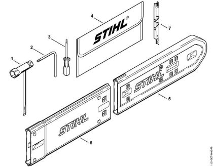 Motosierras de gasolina (MS) MS 660-W Herramientas, Accesorios extra de la marca Stihl