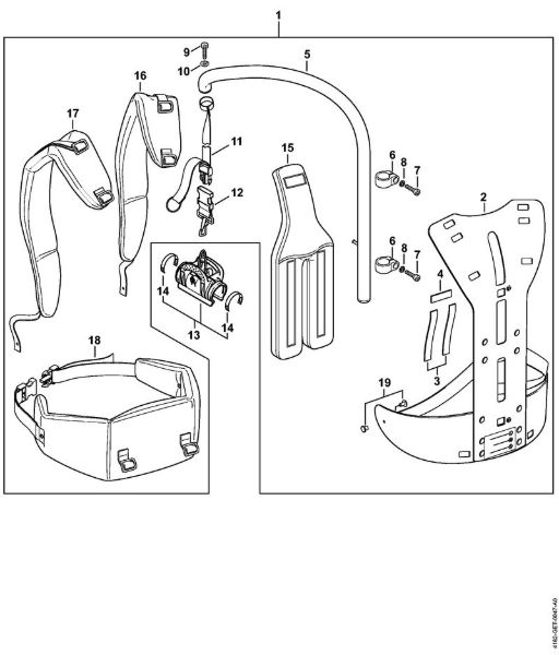 Podadoras en altura (HT) HT 105 Sistema de porte RTS de la marca Stihl