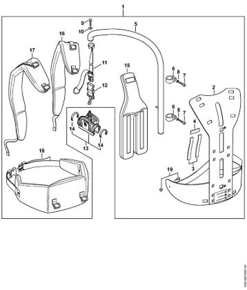 Podadoras en altura (HT) HT 135 Sistema de porte RTS de la marca Stihl