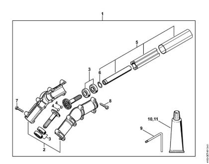 Podadoras en altura (HT) HT 70 Caja reductora angular de la marca Stihl
