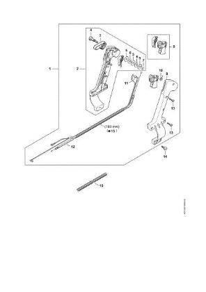 Imagen de Empuáadura de mando ° 67 mm SR 420