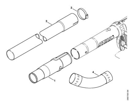 Picadoras de aspiración (SH) SH 56-D Limpiador de canalones de la marca Stihl