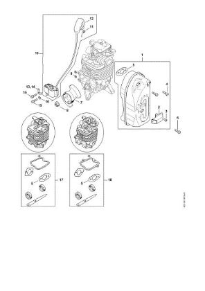 Imagen de Silenciador, Sistema de encendido BR 550