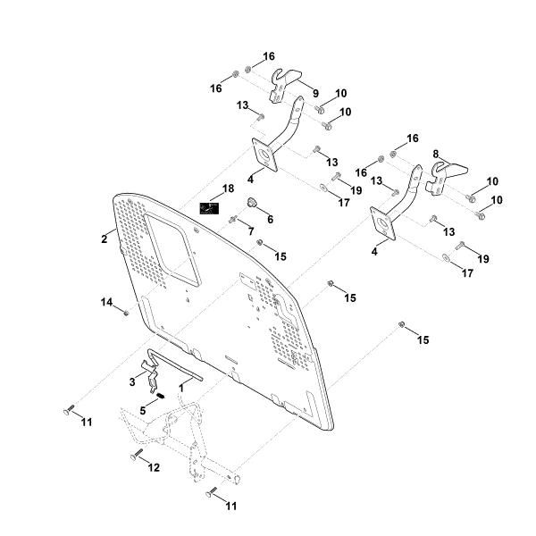 Imagen de E - Pared posterior RT 4082.0