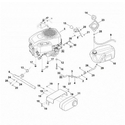 Imagen de G - Motor, depásito RT 4082.1