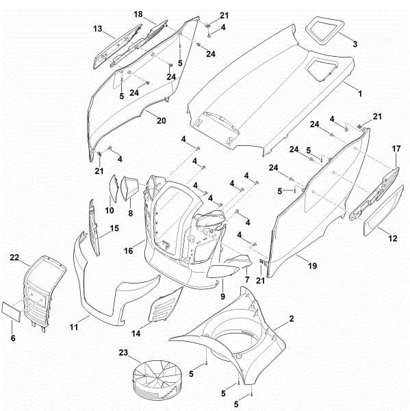 Imagen de D - Capá del motor RT 4097.1 SX