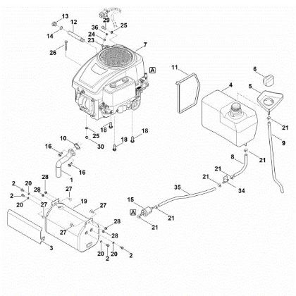Imagen de G - Motor, depásito RT 4097.1 SX