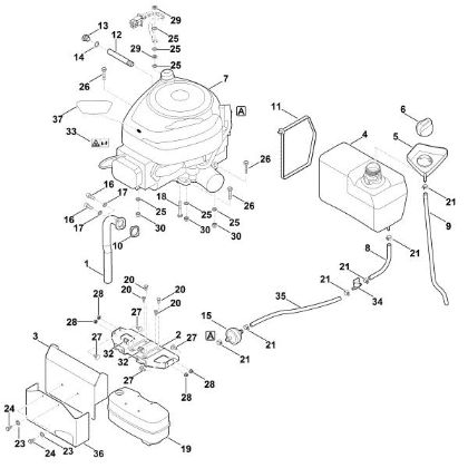 Imagen de H - Motor, depásito RT 5097.0