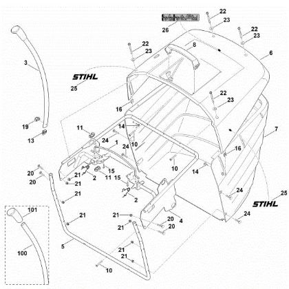 Imagen de N - Saco recogedor de hierba RT 5097.0