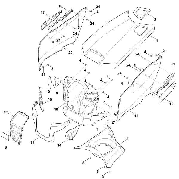 Imagen de D - Capá del motor RT 5097.0 Z