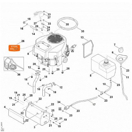 Imagen de H - Motor, depásito RT 5112.1 Z