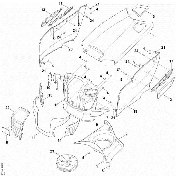 Imagen de D - Capá del motor RT 6112.1 ZL