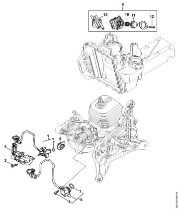 Tronzadoras (TS) TS 480i-A Sistema de inyección de la marca Stihl