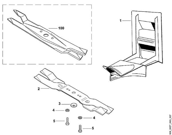 Accesorios Kit 55 MS A - Kit para mulching de la marca Viking