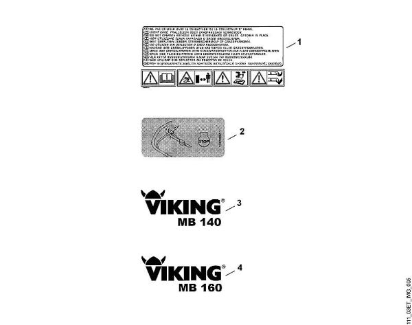 MB MB 140 E - Adhesivo de la marca Viking