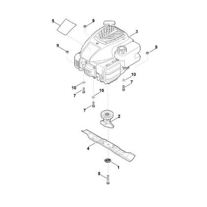 Imagen de D - Motor, cuchilla MB 248.4
